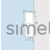 DORMA Universal Light - US 20 - Incuiere in lateral - Sticla 10 / 12mm - 03.617.700