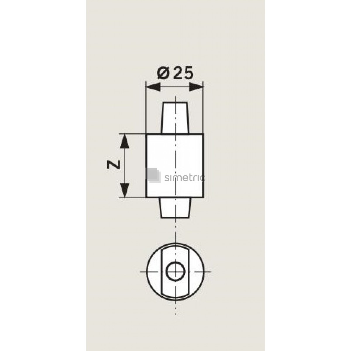 DORMA BTS - Insert extins amortizor de pardoseala BTS 75 V / BTS 80 / BTS 84 - 452004xx